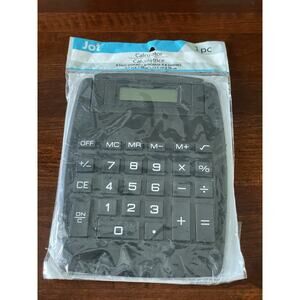 NEW JOT CALCULATOR , LARGE 8 DIGIT DISPLAY AND JUMBO KEYS